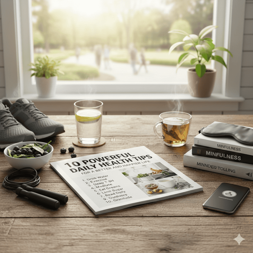 10 Powerful Daily Health Tips for a Better and Happier Life
