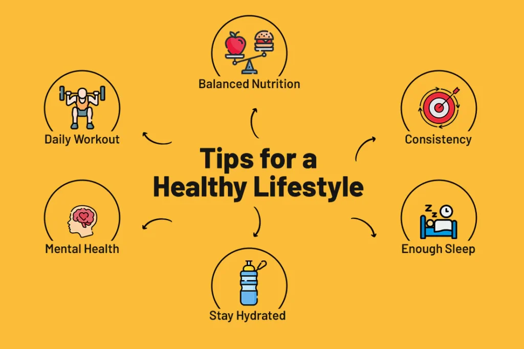 daily health tips for maintaining a healthy and active lifestyle
