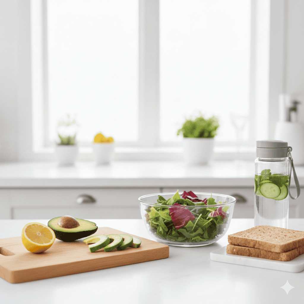 weight loss diet plan with healthy balanced meals and portion control