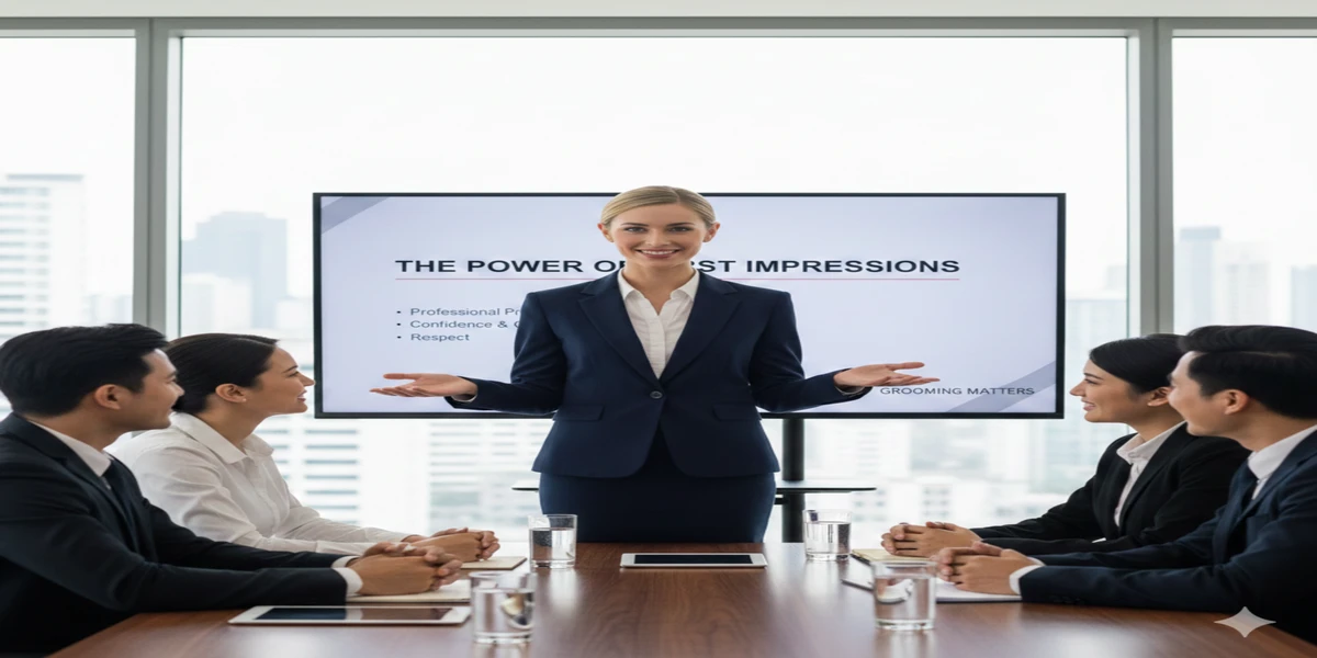 How Grooming Affects Confidence and First Impressions. importance of grooming in first impressions at workplace